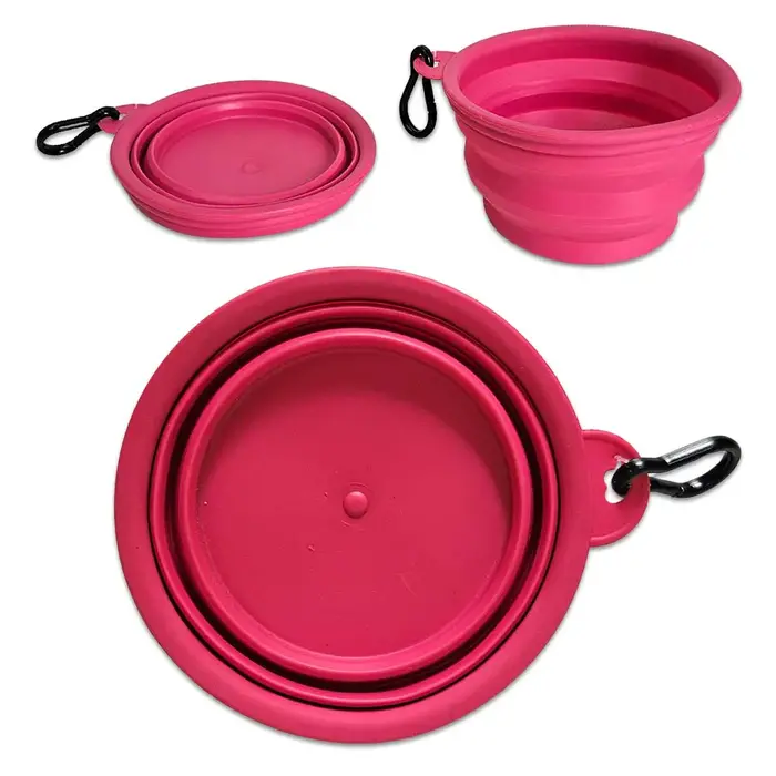 LOTE - Kit Pet Retrátil - Pentes / Comedouros / Bebedouros (16 peças)