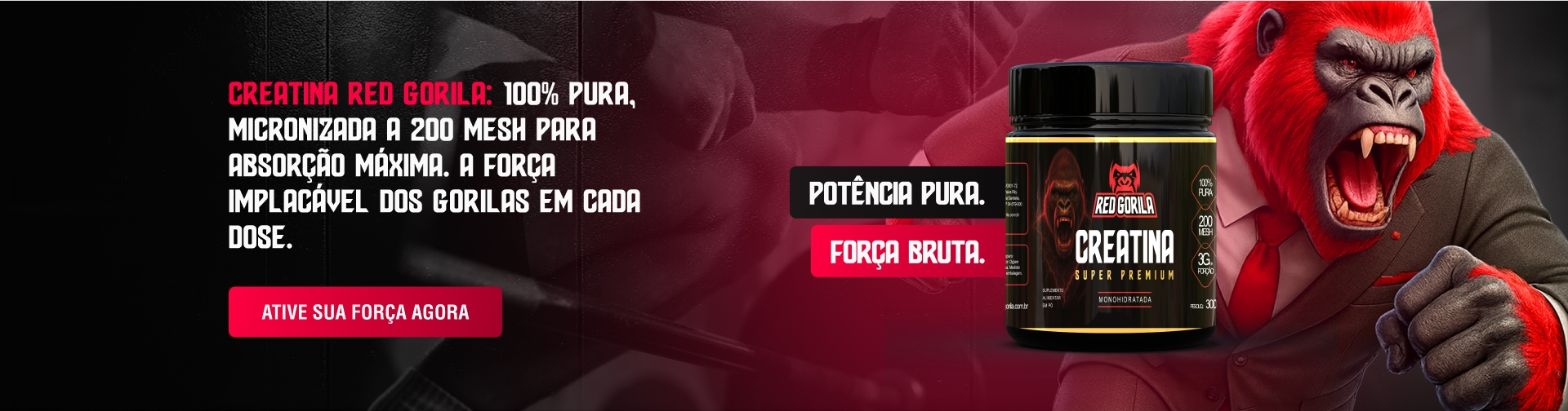 Creatina *super premium - Red Gorila*