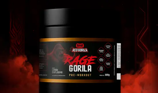Rage Gorila: o pré-treino que ativa o modo monstro e leva sua performance ao limite