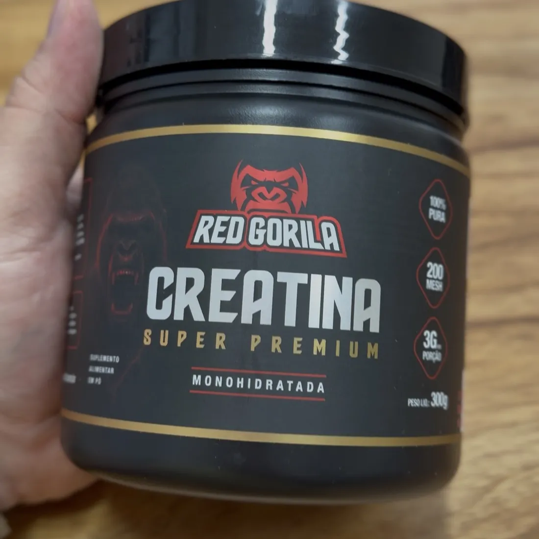 Creatina Super Premium Monohidratada 300g | Red Gorila