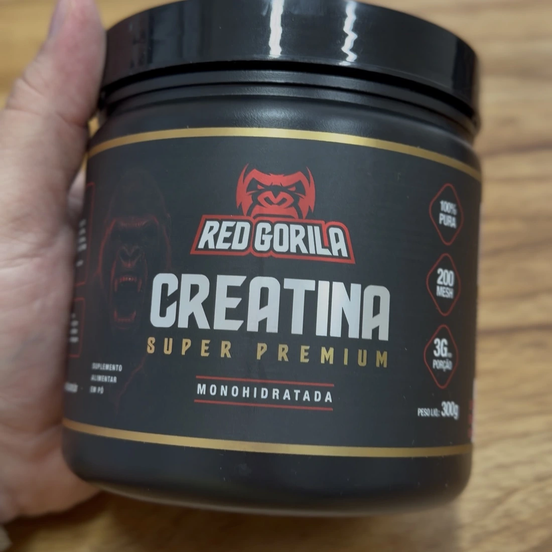 Creatina Super Premium Monohidratada 300g | Red Gorila - imagem 3