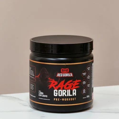 Rage Pré-Treino 300g - Red Gorila
