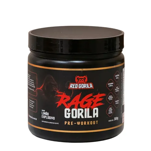 Rage Pré-Treino 300g - Red Gorila