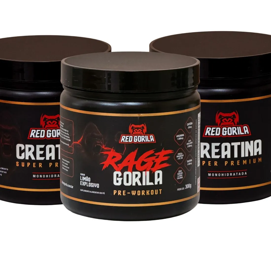 Combo Creatina + Pré-Treino Rage | Energia, Foco e Desempenho