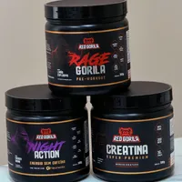Combo Trinca Gorila | Creatina + Pré-Treino Rage + Night Action - imagem 2