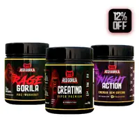Trinca Gorila (Creatina + Rage + Night) - imagem 1