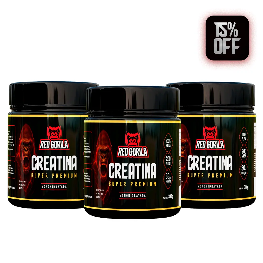 Pack Força Máxima (3x Creatina) - imagem 1