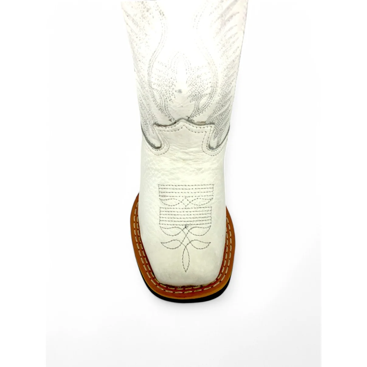 Bota Infantil de Couro Bovino Branco | Reizinho Botas
