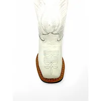 Bota Infantil de Couro Bovino Branco | Reizinho Botas - imagem 5