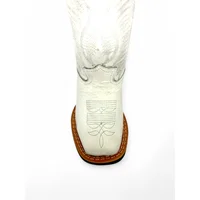 Bota Infantil de Couro Bovino Branco | Reizinho Botas - imagem 5