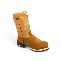 Bota Infantil de Couro Bovino Bufalada Caramelo | Reizinho Botas - imagem 6