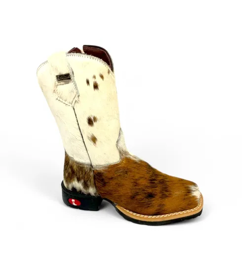 Bota Infantil de Couro Bovino Furry | Reizinho Botas