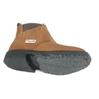 Botina Infantil Bufalada Caramelo - Cano Curto, Bico Quadrado, Solado Flex - imagem 4