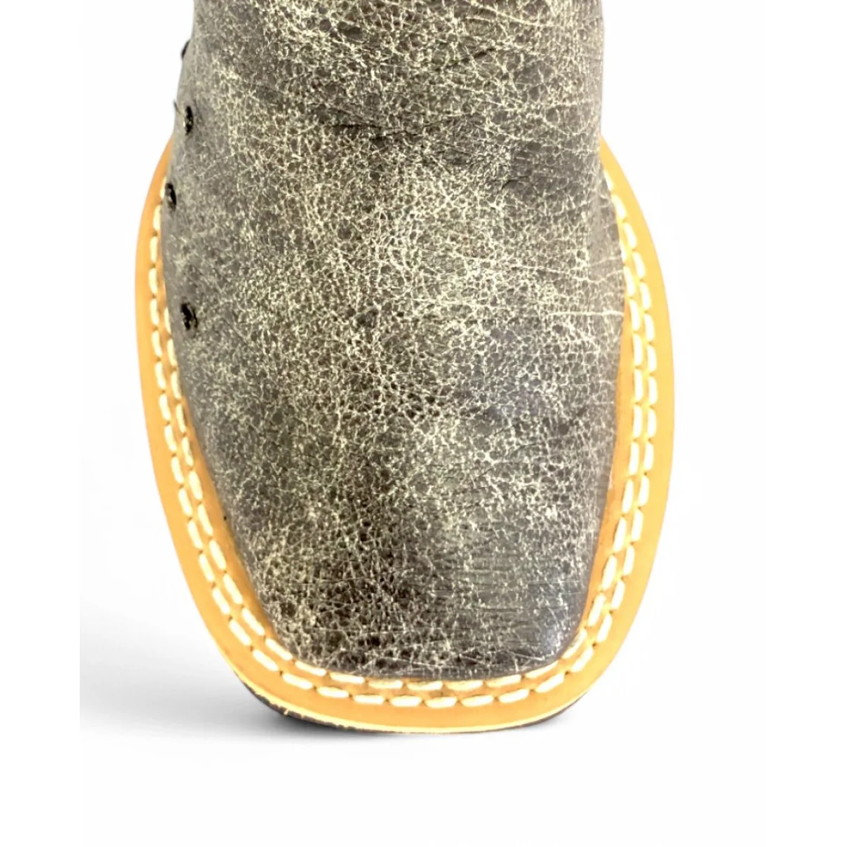 Bota Infantil de Couro De Barriga de Avestruz Alaska | Reizinho Botas