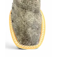 Bota Infantil de Couro De Barriga de Avestruz Alaska | Reizinho Botas - imagem 4