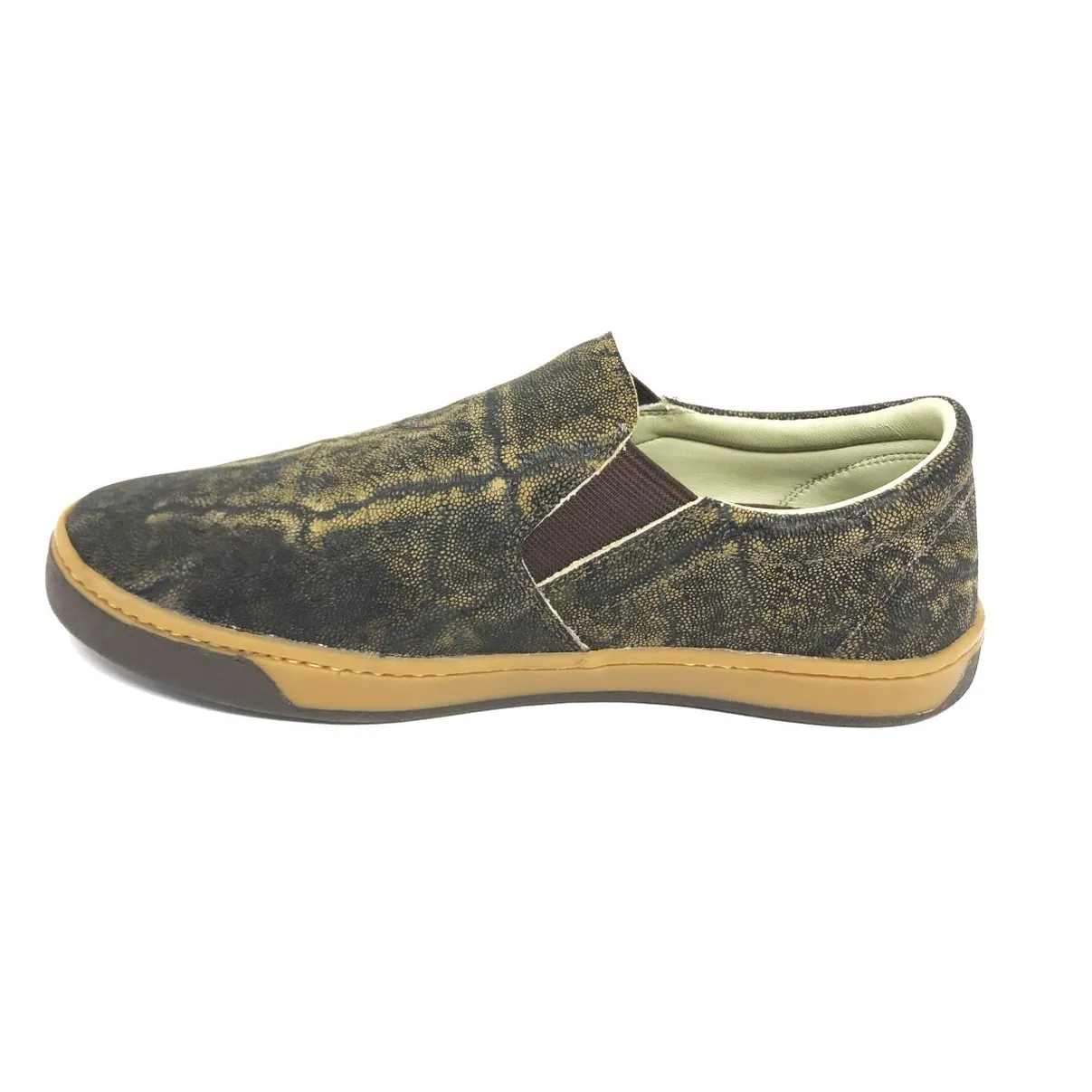 Tenis Casual Reizinho Premium de Couro Legítimo de Elefante Yellowstone LIMITED EDITION - Cano Curto, Bico Quadrado Redondo - Solado Sneaker