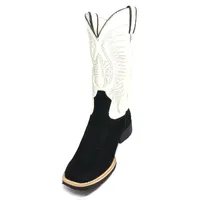 Bota Bufalada Preta - Cano Alto, Bico Quadrado, Solado Flex Comfort - imagem 4