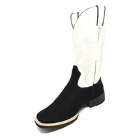 Bota Bufalada Preta - Cano Alto, Bico Quadrado, Solado Flex Comfort - imagem 1
