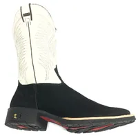Bota Bufalada Preta - Cano Alto, Bico Quadrado, Solado Flex Comfort - imagem 6