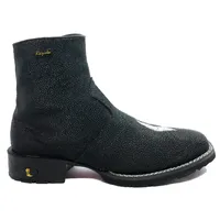 Bota de Arraia Preta - Cano Curto, Bico Quadrado, Solado Flex Comfort - imagem 5