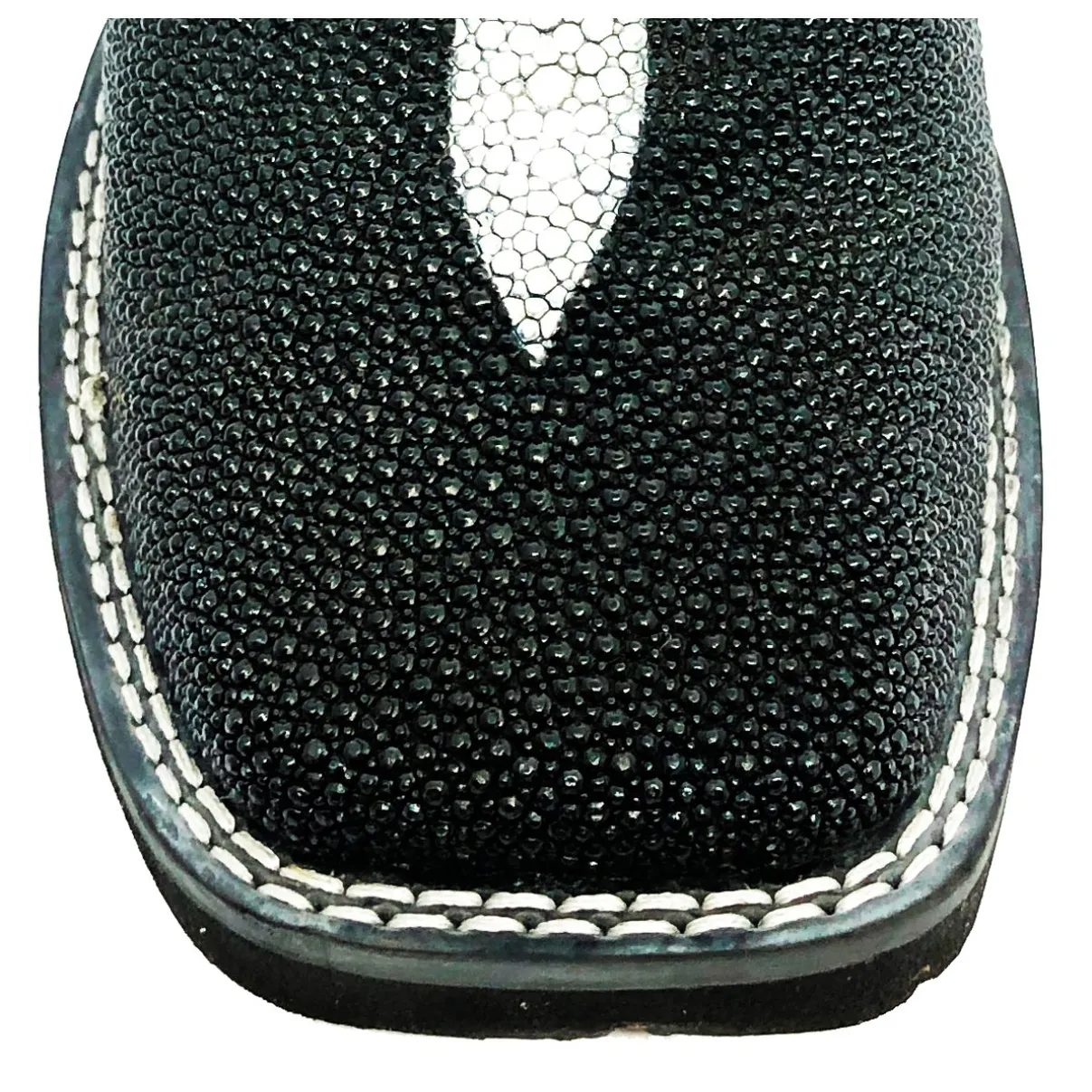 Bota de Arraia Preta - Cano Curto, Bico Quadrado, Solado Flex Comfort