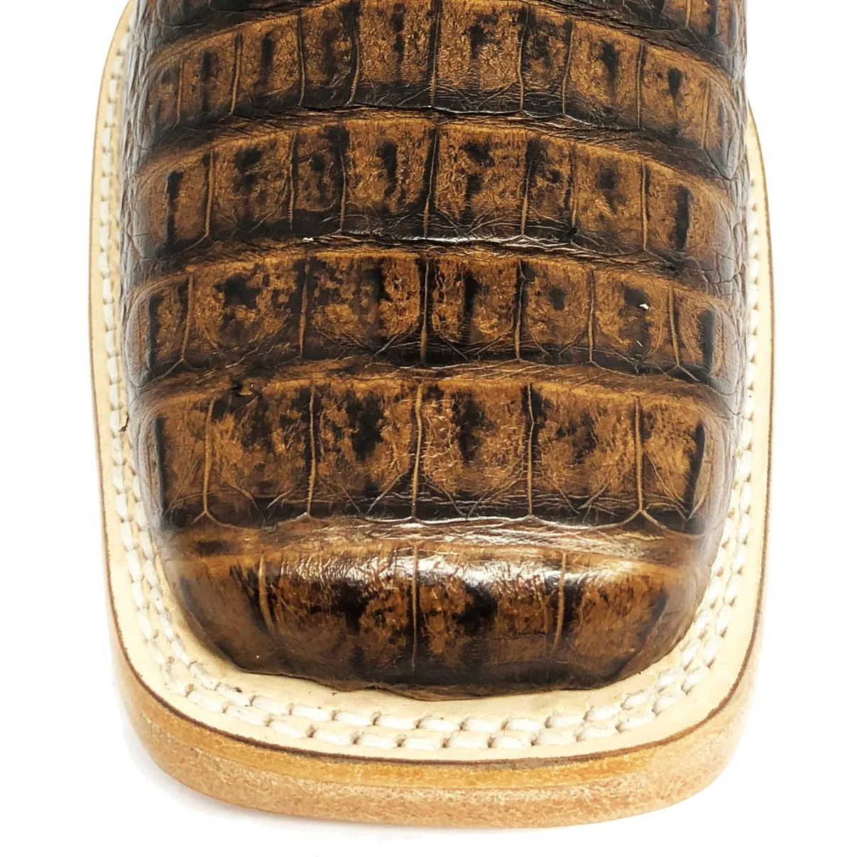 Bota Texana em Couro de Jacaré Tabaco | Limited Edition Reizinho Premium