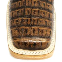Bota Texana em Couro de Jacaré Tabaco | Limited Edition Reizinho Premium - imagem 6