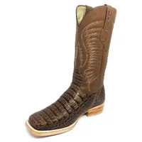 Bota Texana em Couro de Jacaré Tabaco | Limited Edition Reizinho Premium - imagem 4