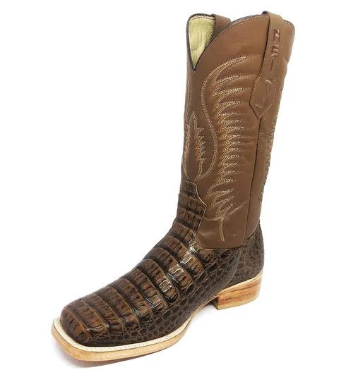 Bota Texana de Couro de Jacaré Tabaco Limited Edition | Linha Premium | Reizinho Botas