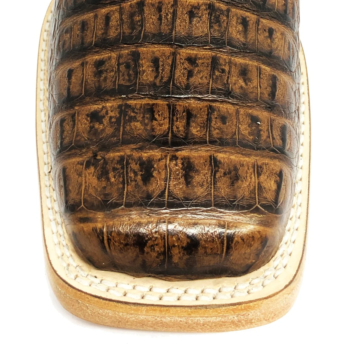 Bota Texana em Couro de Jacaré Tabaco | Limited Edition Reizinho Premium