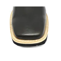 Bota Texana De Couro Bovino Marrom Café - Cano Curto Elástico, Bico Quadrado - Solado Flex Comfort - imagem 6