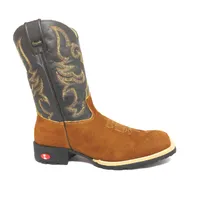 Bota Bufalada Caramelo - Cano Médio, Bico Quadrado, ​SOLADO FLEX COMFORT - imagem 2