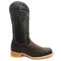 Bota Texana em Couro de Jacaré Marrom | Limited Edition Reizinho Premium - imagem 3