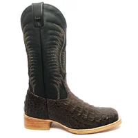 Bota Texana em Couro de Jacaré Marrom | Limited Edition Reizinho Premium - imagem 6