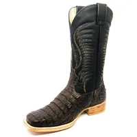 Bota Texana em Couro de Jacaré Marrom | Limited Edition Reizinho Premium - imagem 6