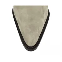 Bota Western Feminina Bufalada Cinza - Cano Curto, Bico Fino - imagem 4