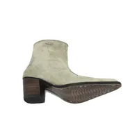 Bota Western Feminina Bufalada Cinza - Cano Curto, Bico Fino - imagem 3