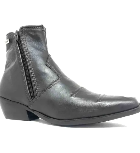 Bota Casual Citizen Marrom Café - CANO CURTO, BICO QUADRADINHO