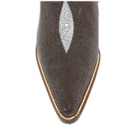 Bota Western Feminina de Arraia Café Apply - Cano Alto, Bico Fino - imagem 3