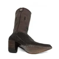 Bota Western Feminina de Arraia Café Apply - Cano Alto, Bico Fino - imagem 4
