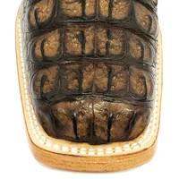 Bota Texana em Couro de Jacaré Marrom Café | Limited Edition Reizinho - imagem 7