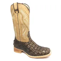 Bota Texana em Couro de Jacaré Tabaco | Limited Edition Reizinho Premium - imagem 4