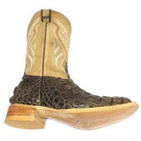 Bota Texana em Couro de Jacaré Tabaco | Limited Edition Reizinho Premium - imagem 6