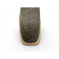 Bota Texana Reizinho Premium de Couro Legítimo de Bisão Cinza Stone - Cano Alto, Bico Quadrado - Solado de Couro Artesanal - imagem 5