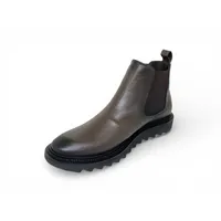 Bota Casual Grécia de Couro Bovino Marrom Café - Cano Curto Elástico, Bico Redondo | Reizinho Botas - imagem 7