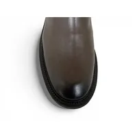 Bota Casual Grécia de Couro Bovino Marrom Café - Cano Curto Elástico, Bico Redondo | Reizinho Botas - imagem 5