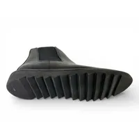 Bota Casual Grécia de Couro Bovino Preto - Cano Curto Elástico, Bico Redondo | Reizinho Botas - imagem 4