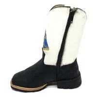 Bota Infantil de Couro de Elefante Preto - imagem 5