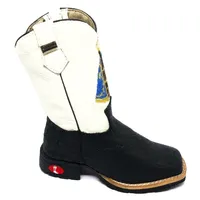 Bota Infantil de Couro de Elefante Preto - imagem 4