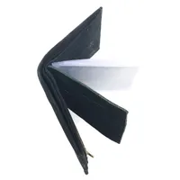 Carteira Compact De Couro Bovino Legítimo Bufalada Preta - imagem 2